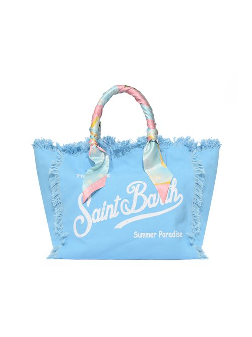 Borsa Vanity in canvas di cotone con foulard Mc2 Saint Barth | VANI04509250L